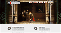 Desktop Screenshot of malta-culture.org